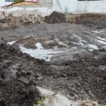This time the rain DID contribute to the water.