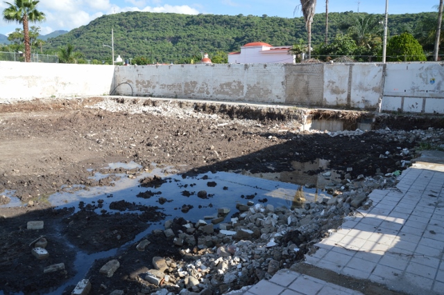Here's our "swimming pool."