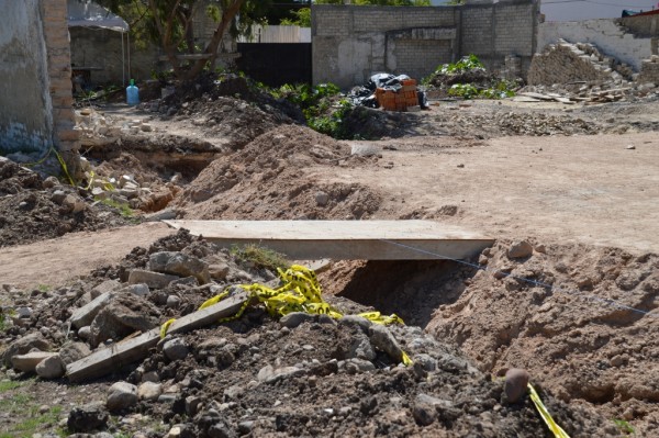 How you cross the ditch to get onto the site. It's quite sturdy.