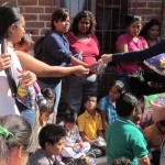 Bags of candy were distributed by the La Ola elves.