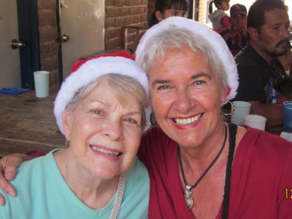 More lovely elves. Rosie organized this gift-giving event.