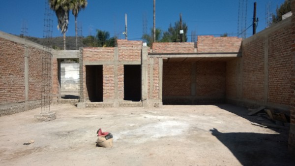 The north entrance and two accessible washrooms and a small kitchen off the narthex.