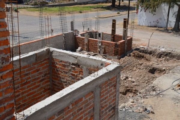 Area for the pump-out tank.