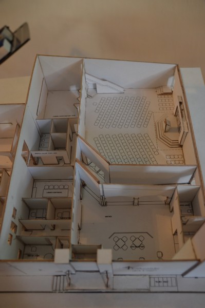 This is the part of the building that is going up right now.