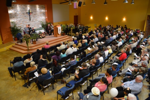 It was a full house at the Grand Opening Dedication Worship Service.