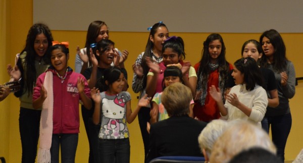 Our children's choir was VERY enthusiastic.
